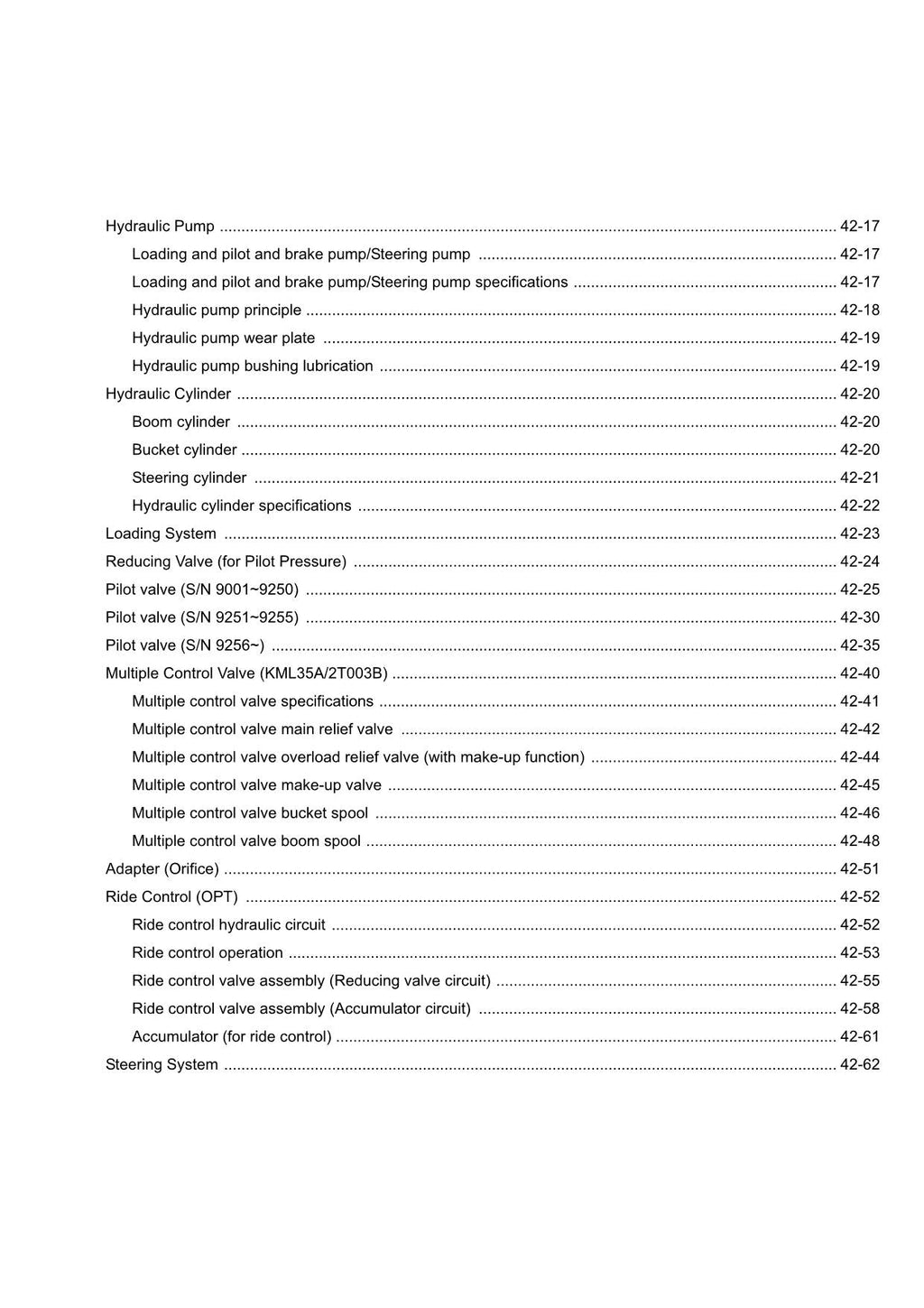 Hitachi ZW370 Wheel Loader Technical Manual Operational Principle