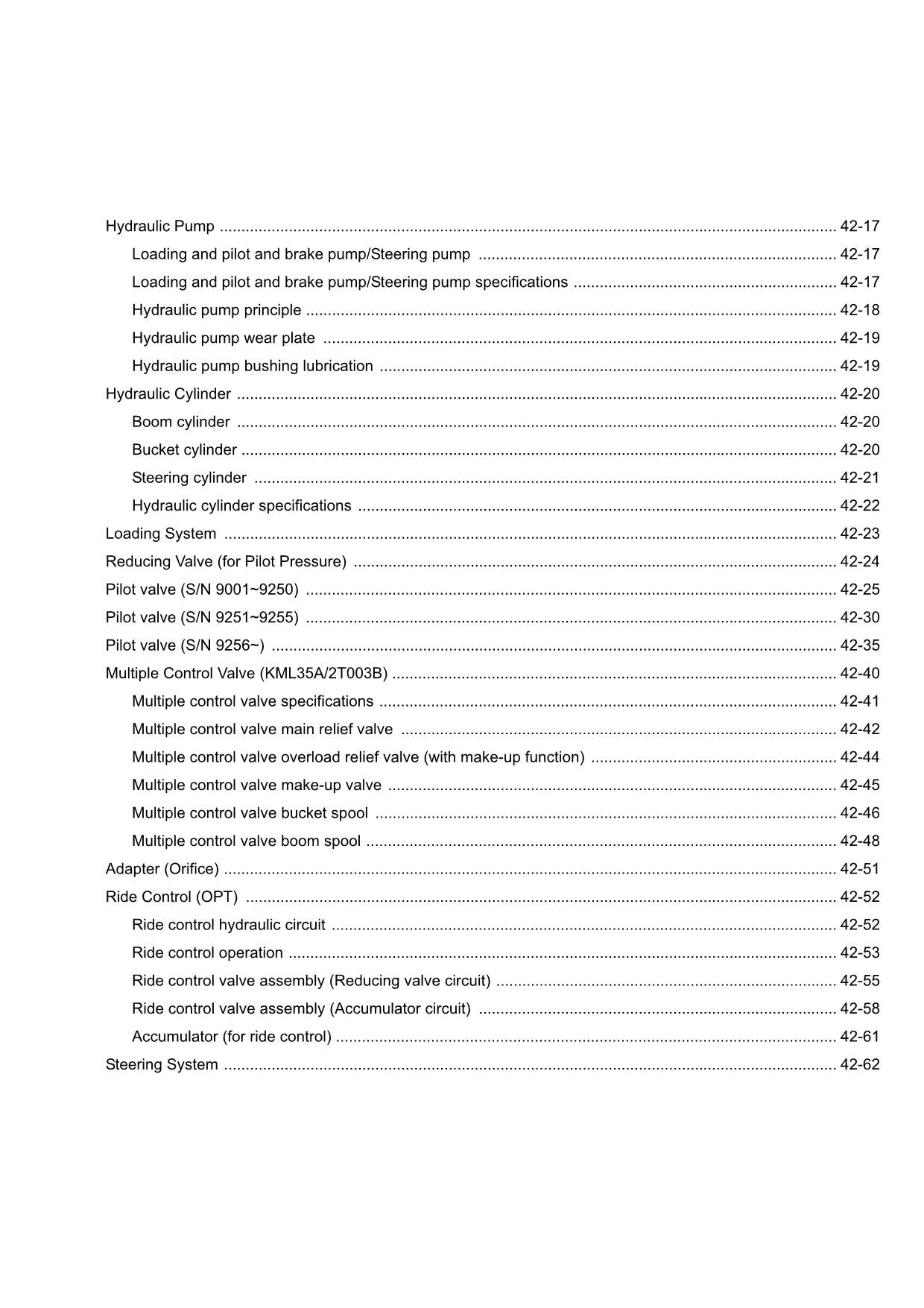 Hitachi ZW370 Wheel Loader Technical Manual Operational Principle