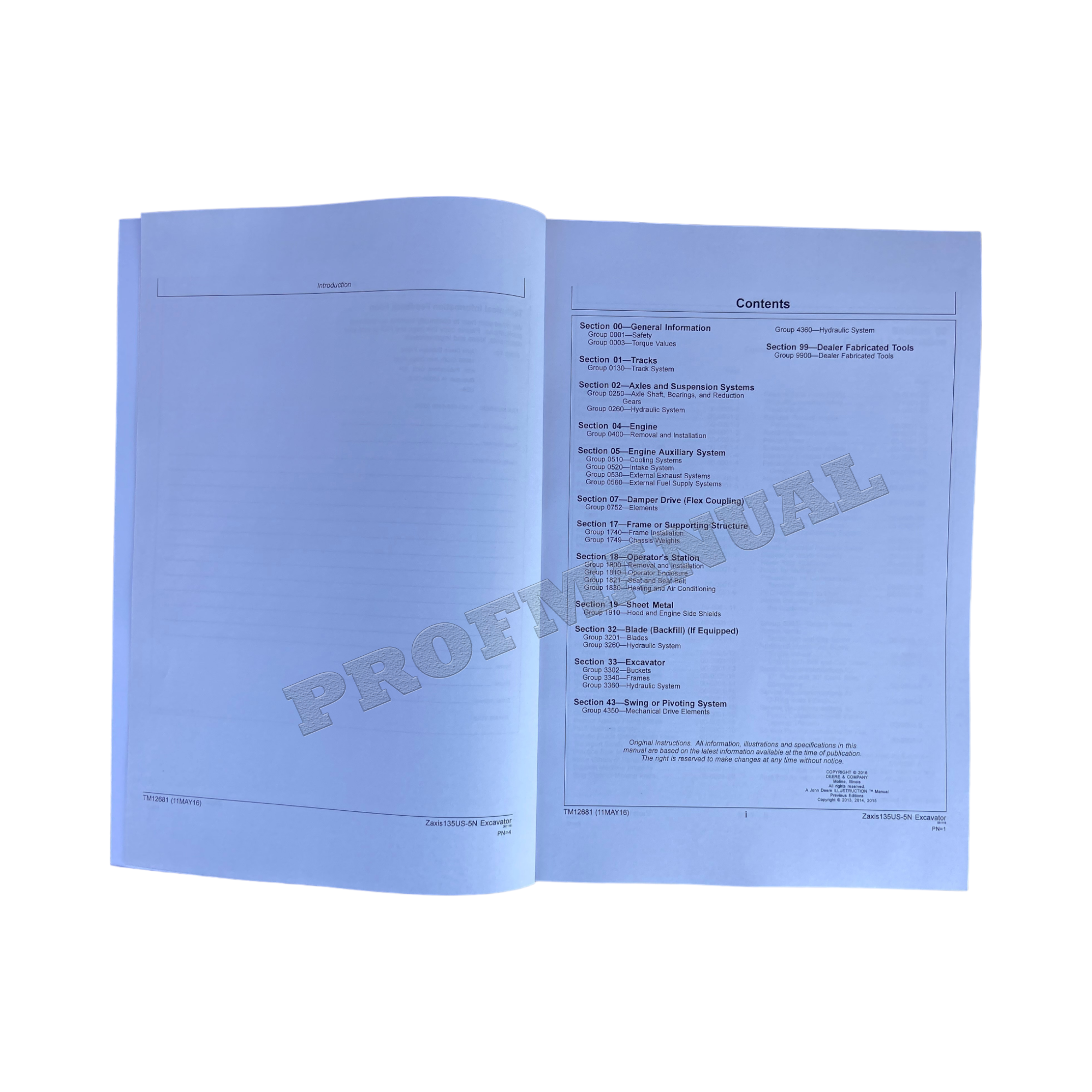 HITACHI ZAXIS 135US-5N EXCAVATOR REPAIR SERVICE MANUAL + !BONUS!