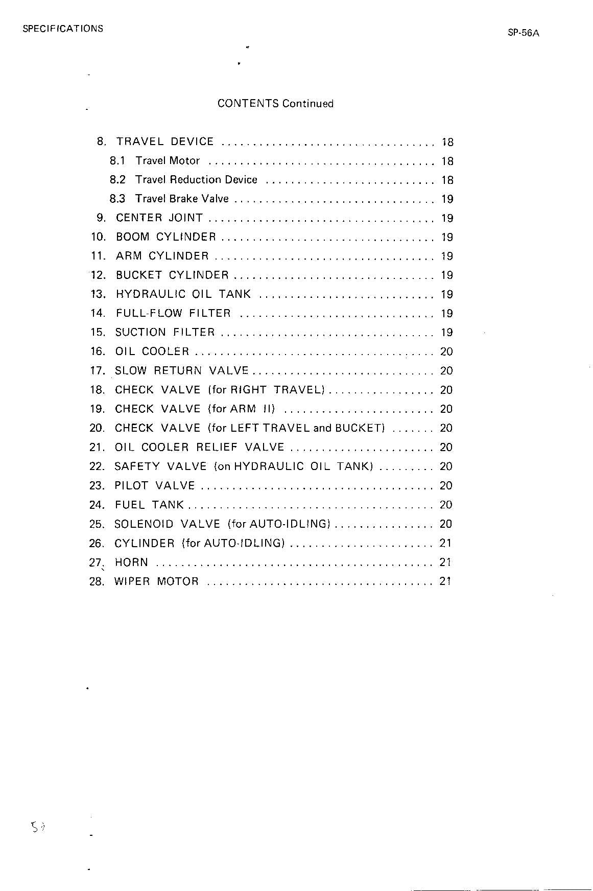 HITACHI UH063 Excavator Service Manual
