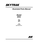 SKYTRAK 6042 Telehandler Parts Catalog Manual 31220697