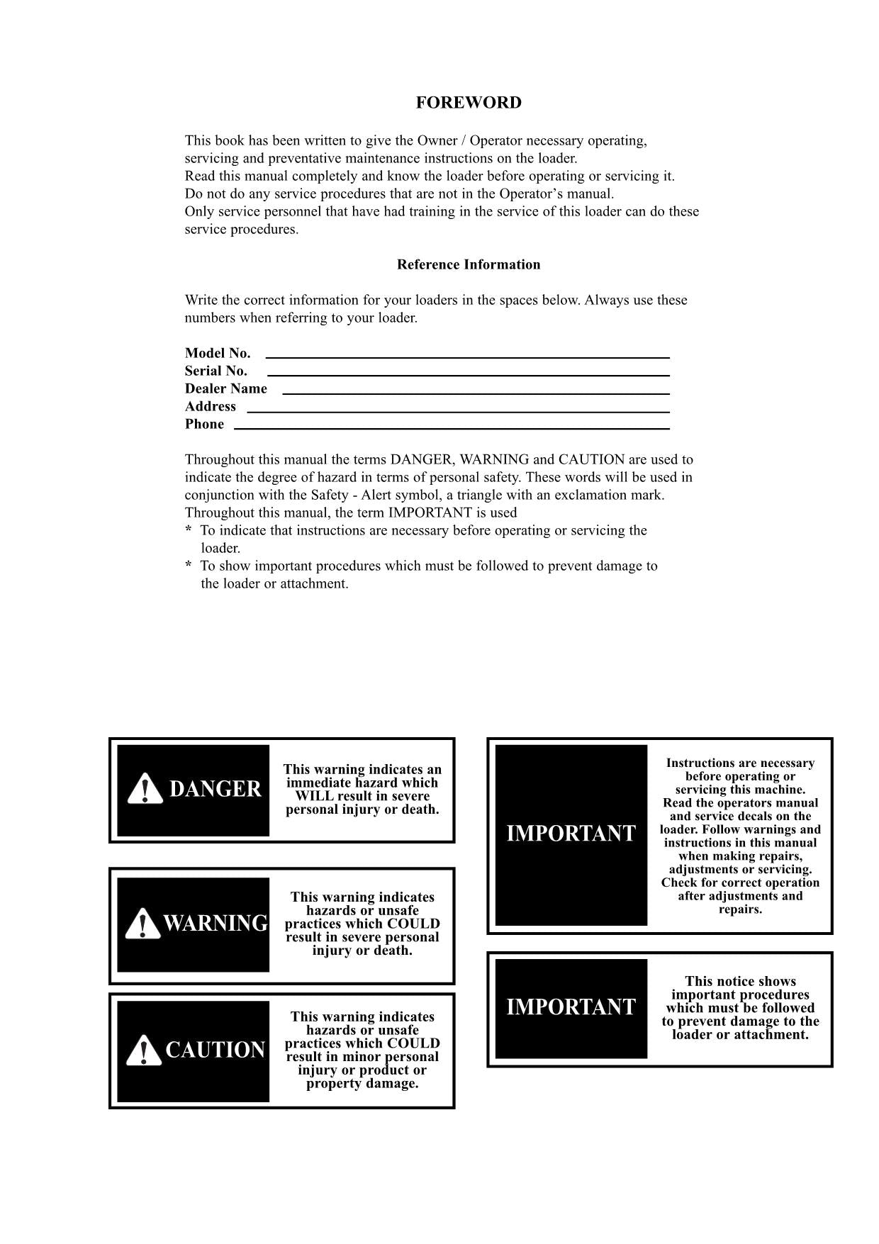Hyundai HSL600T-680T SKID STEER LOADER Operators Maintenance Manual
