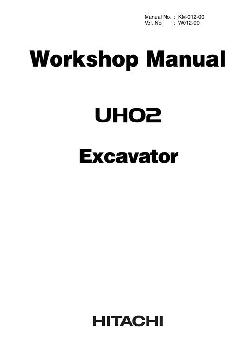 HITACHI UH02 EXCAVATOR SERVICE MANUAL