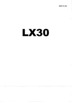 Hitachi LX30 Wheel Loader Workshop Manual