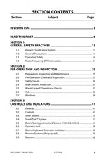SKYTRAK 10042 10054 12054 8042 Telehandler Operators Manual 31222456