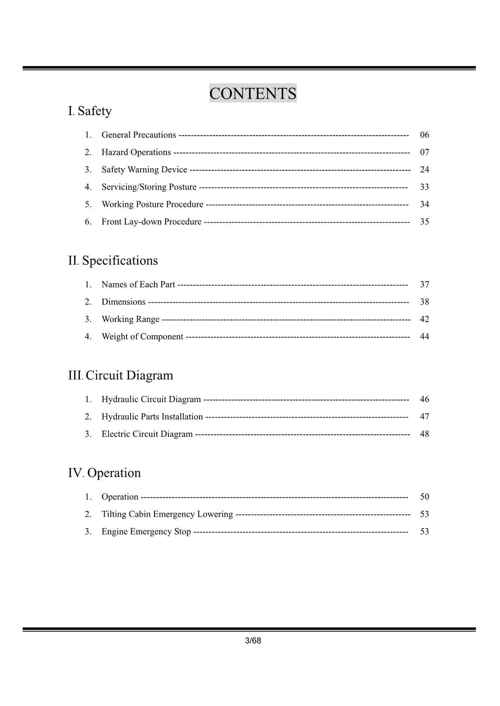 Hyundai HX400A DM CRAWLER EXCAVATOR Operators Maintenance Manual