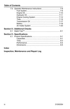 LULL 644E-42 944E-42 Telehandler Maintenance Operation Operators Manual