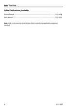 Manual del operador de mantenimiento y operación del manipulador telescópico JLG 832 925 31211657