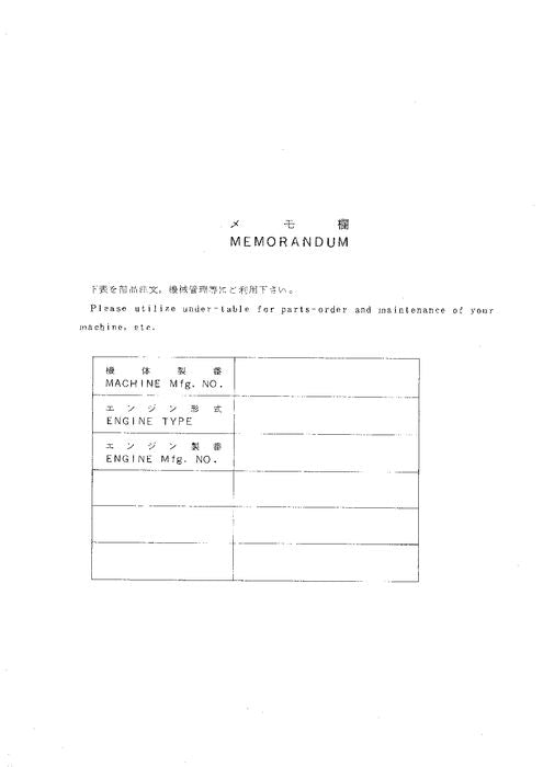 Manual del catálogo de piezas de la excavadora Hitachi EX22