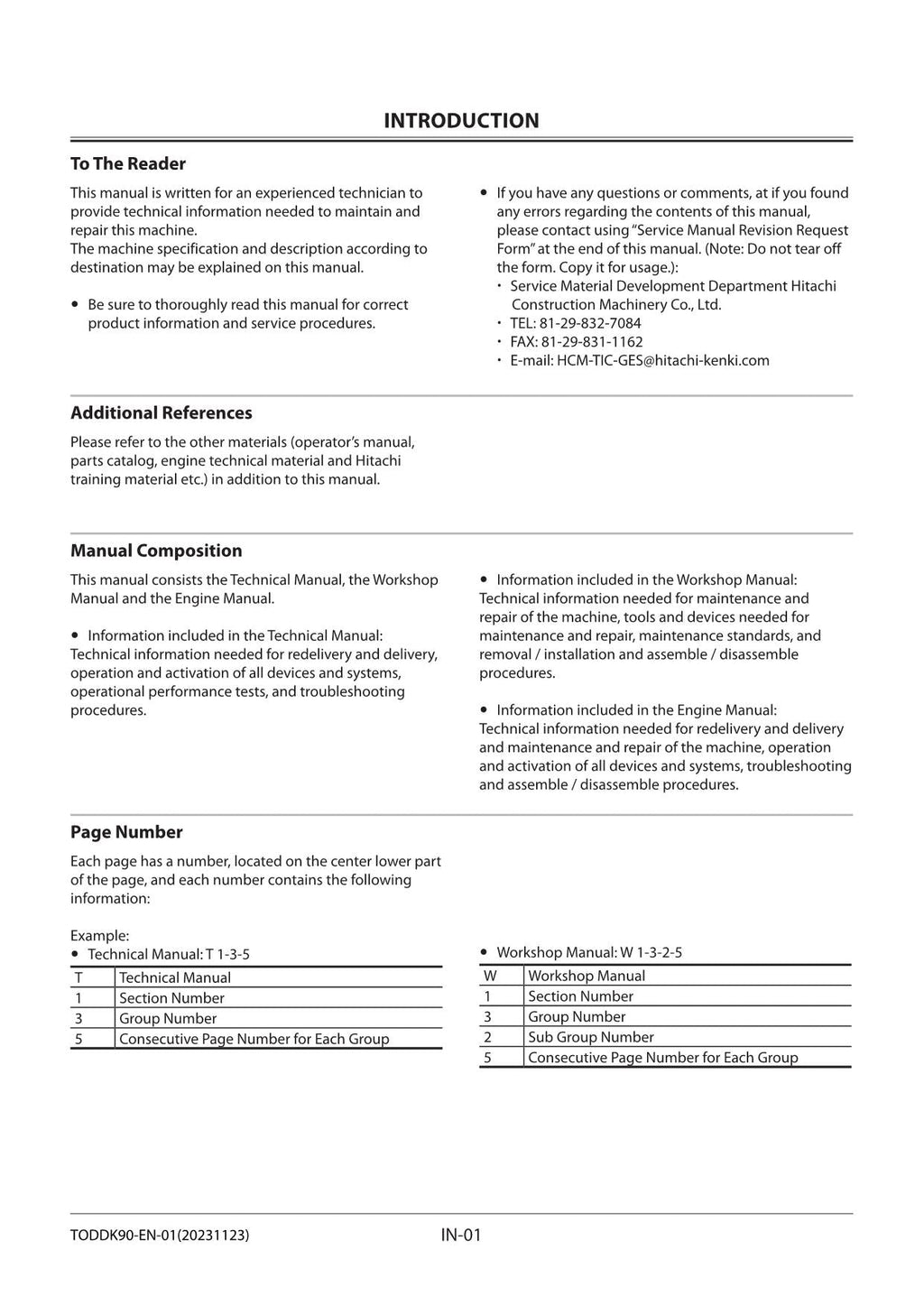 Hitachi ZX330-5A ZX330LC-5A ZX350H-5A Excavator Operat Principle Service manual