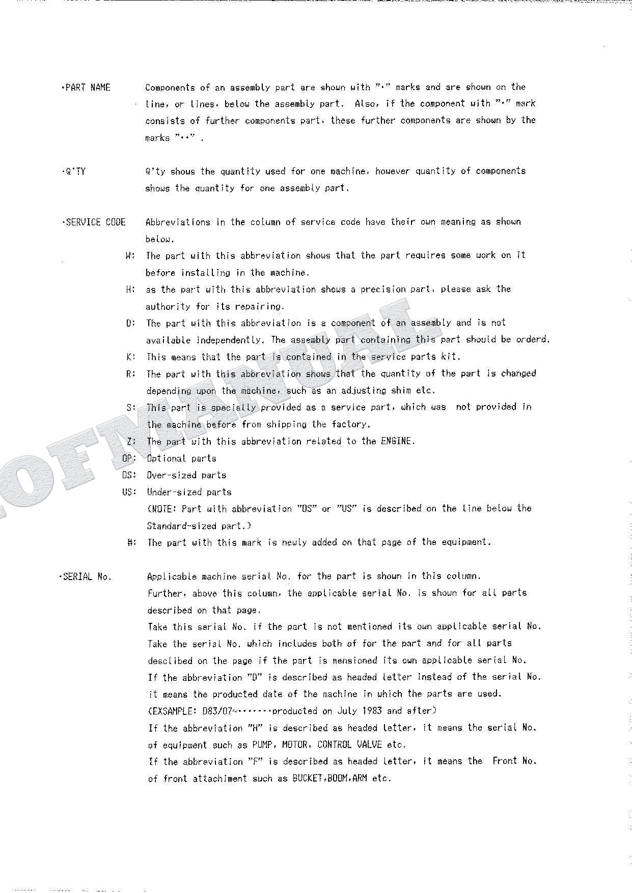HITACHI UH04M-7 Excavator Parts Catalog Manual P12B-3-3