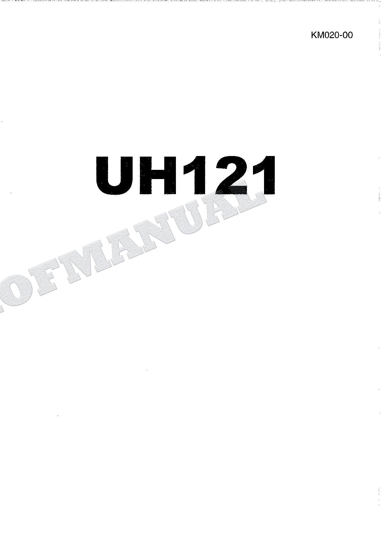 HITACHI UH121 Excavator Repair Service Manual Specification