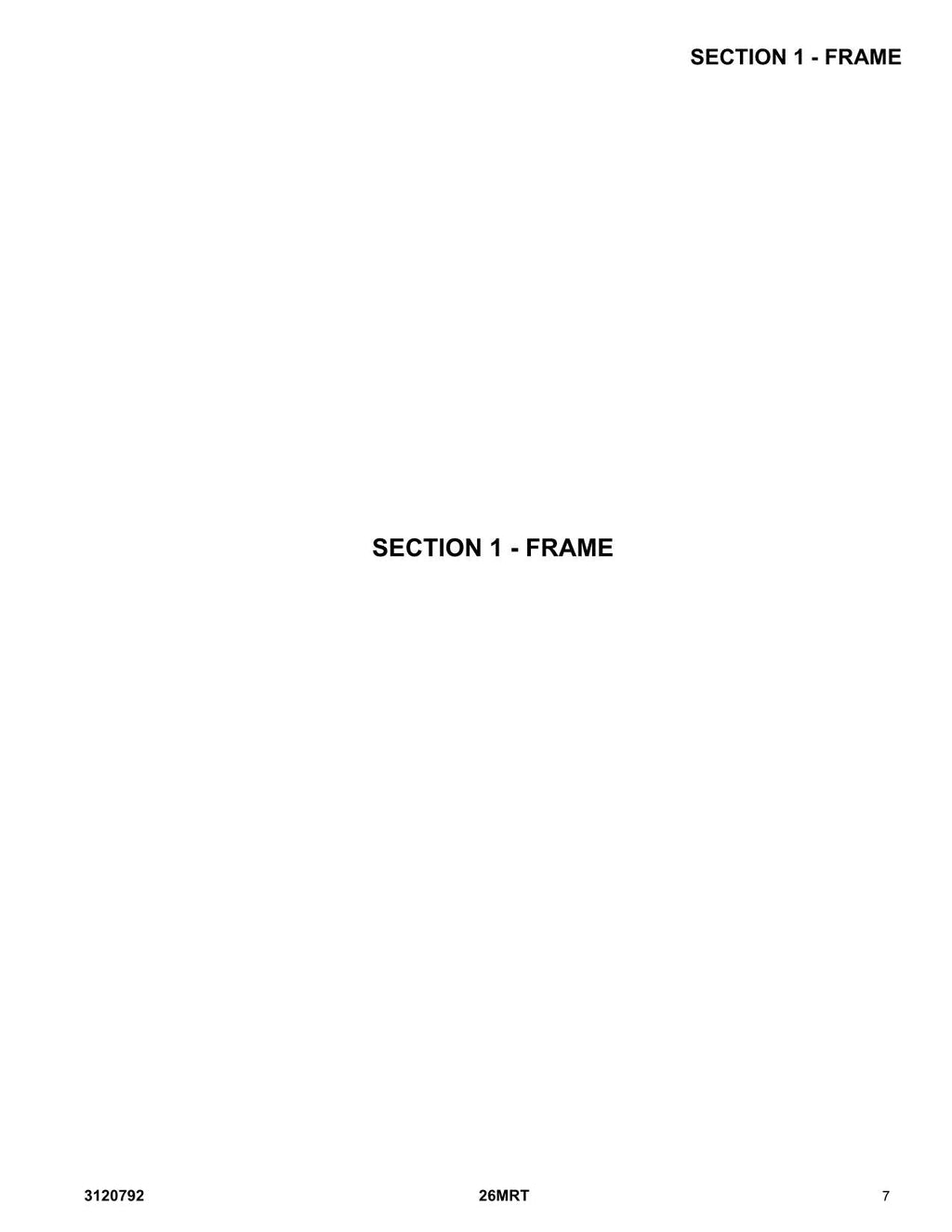 JLG 26MRT Scissor Lift Parts Catalog Manual 3120792