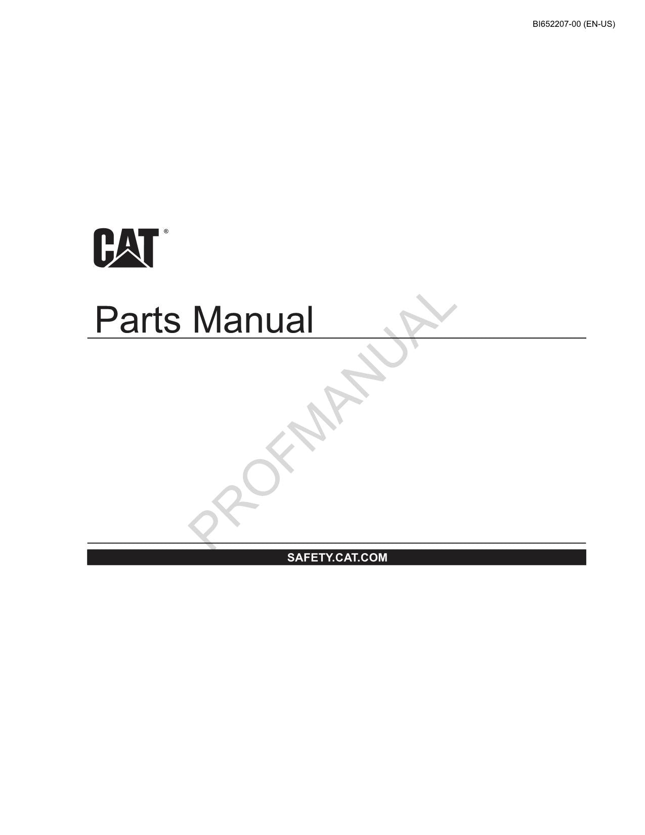 Caterpillar Cat MT 4400AC Mechanical Operators Maintenance Manual