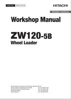 Hitachi ZW120-5B Wheel Loader Workshop Manual
