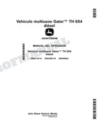 John Deere TH 6X4D cocodrilo Manual del Operador Español SN 140001-150000
