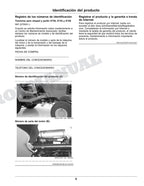 John Deere X750 X754 X758 Tractor Manual del Operador Español SN 070001-