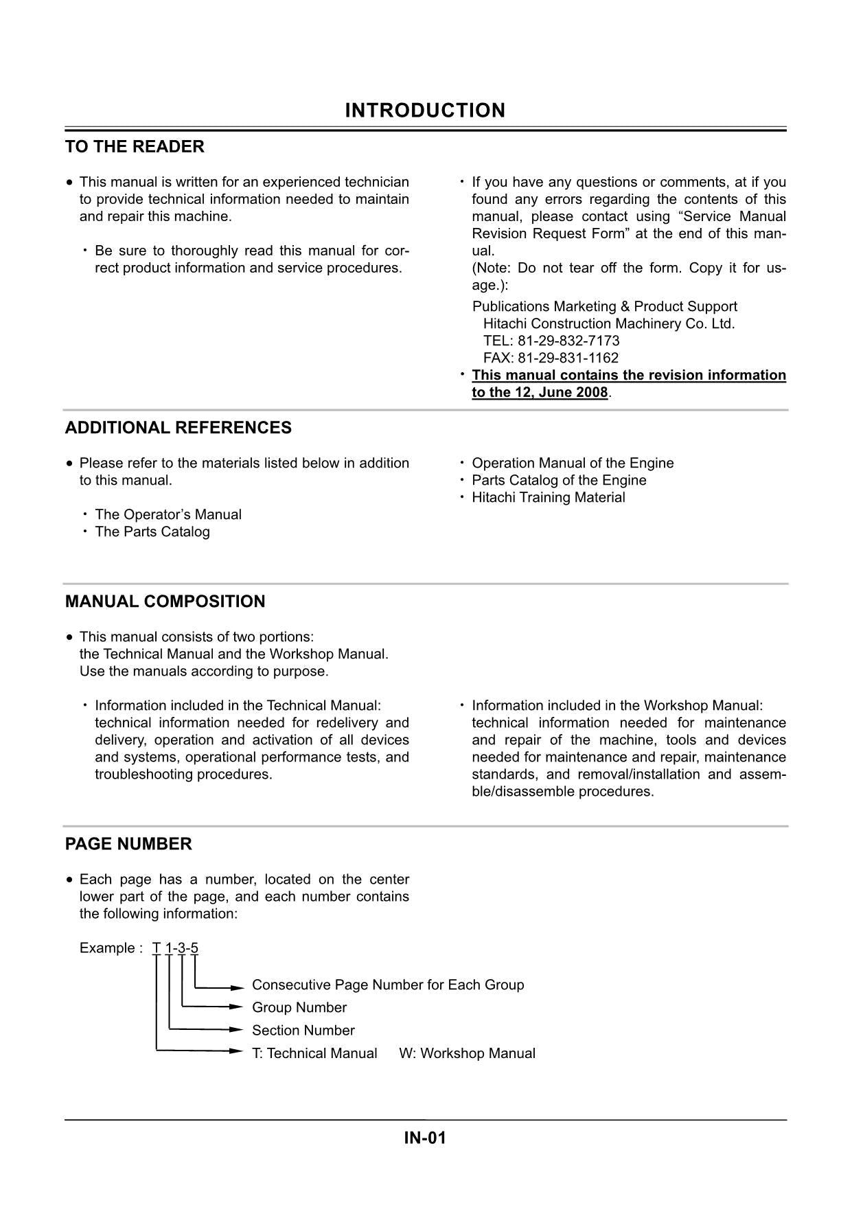 Hitachi ZX40U-2 ZX50U-2 Excavator Service Manual with Schemes