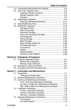 JLG 1044C-54 Series II Telehandler Maintenance Operation Operators Manual
