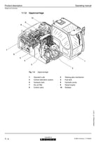 Liebherr R900 C-Litronic Excavator Operators manual serial 57270