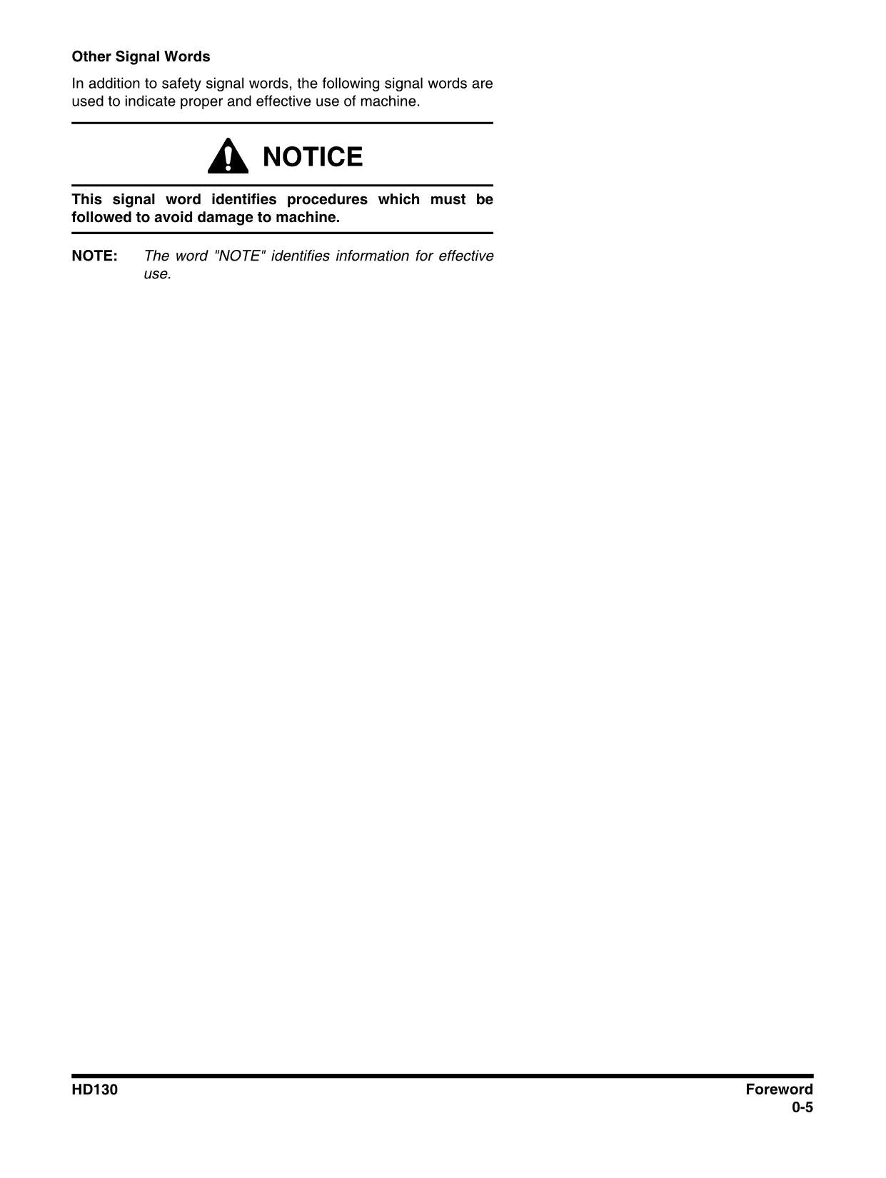 Hyundai HD130 DOZER Operators Maintenance Manual