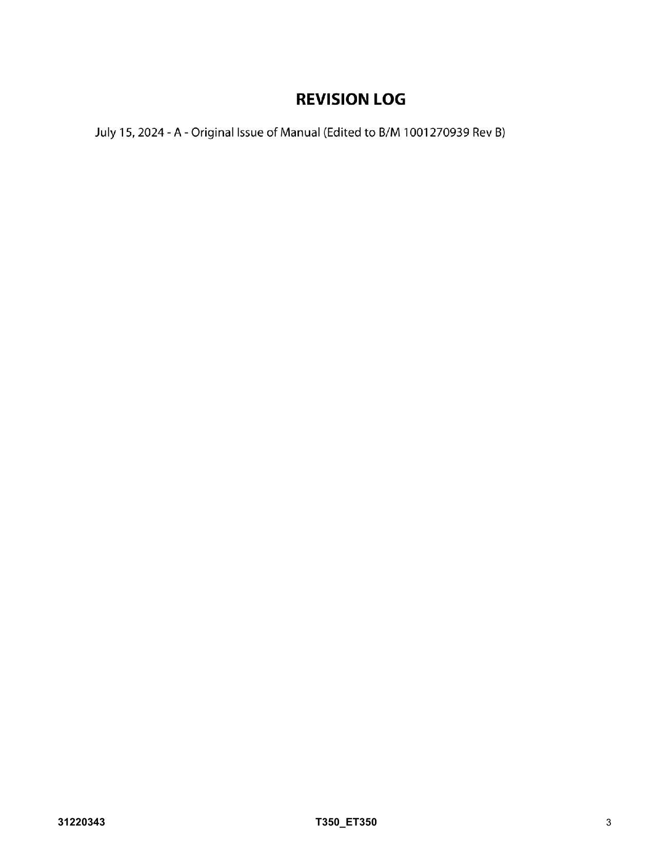 Manual del catálogo de piezas del elevador de pluma JLG ET350 T350