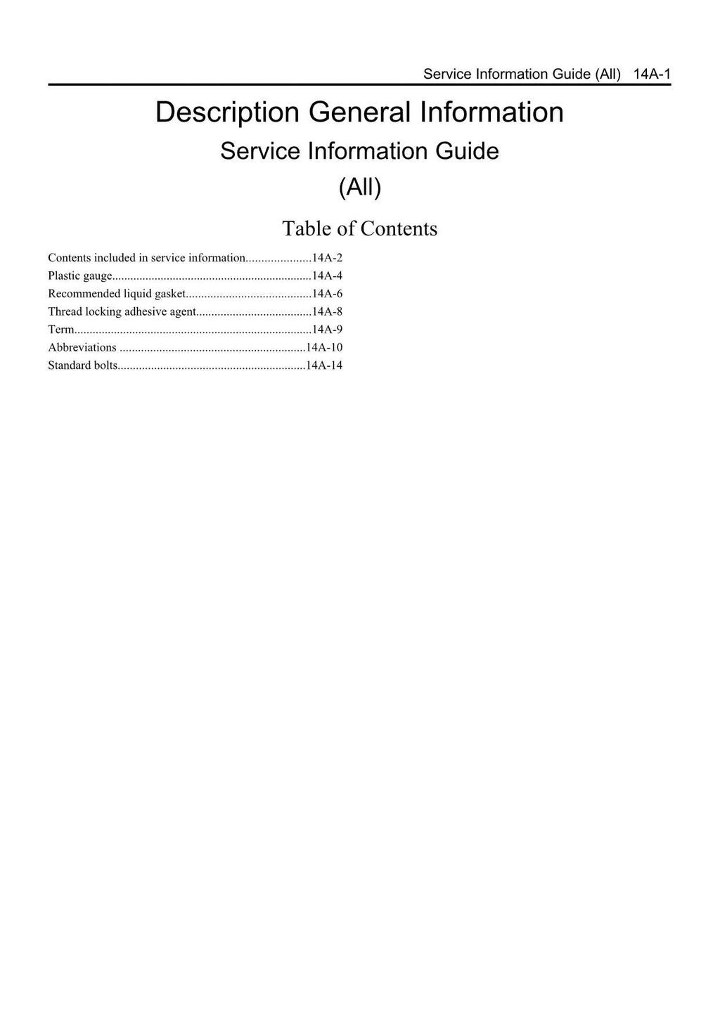 Hitachi 4HK1 Interim Tier 4 Operation Troubleshoot Workshop Engine Service Manual