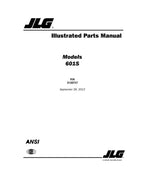JLG 601S Boom Lift Parts Catalog Manual 3120747