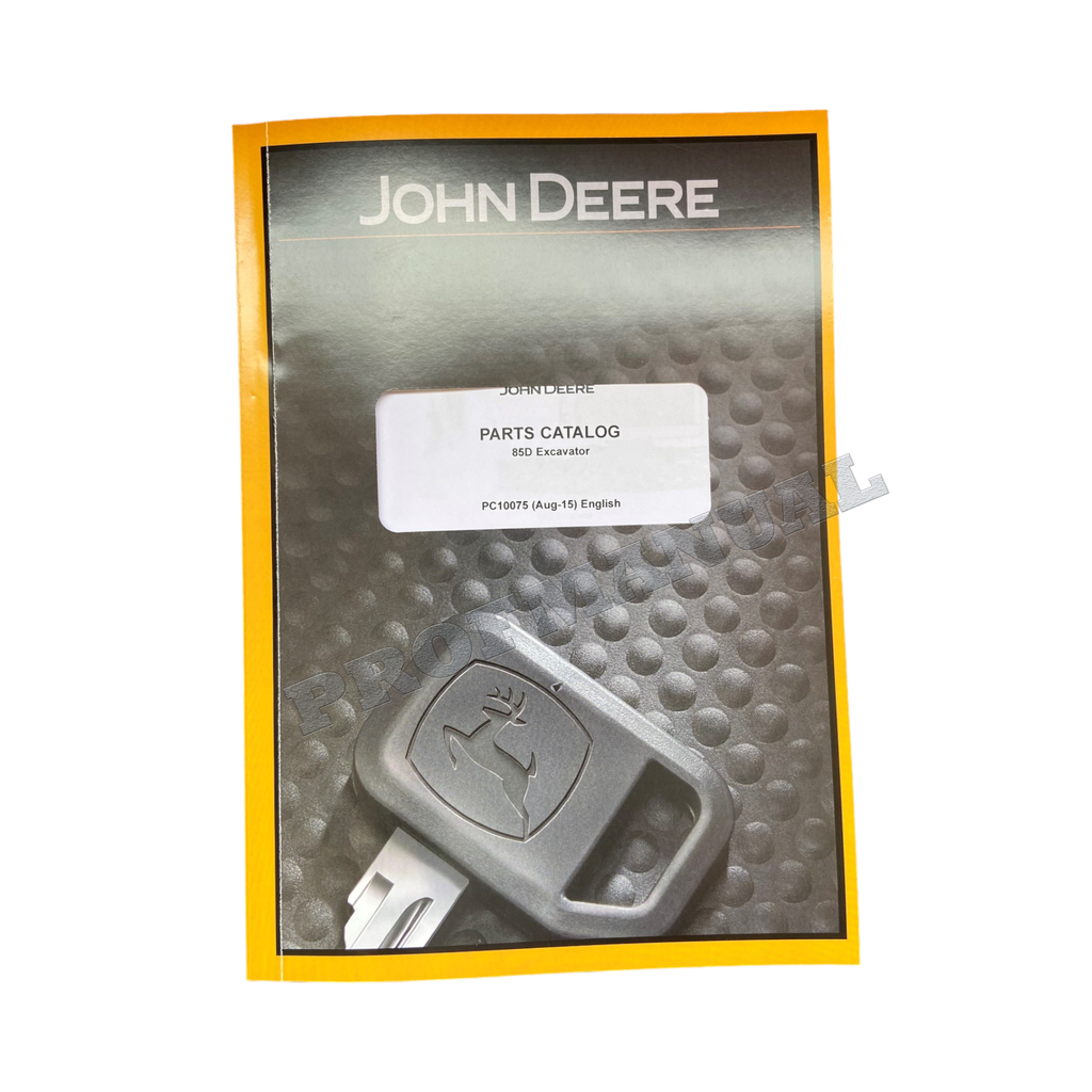 CATÁLOGO DE PIEZAS DE LA EXCAVADORA JOHN DEERE 85D MANUAL + ¡BONIFICACIÓN! 