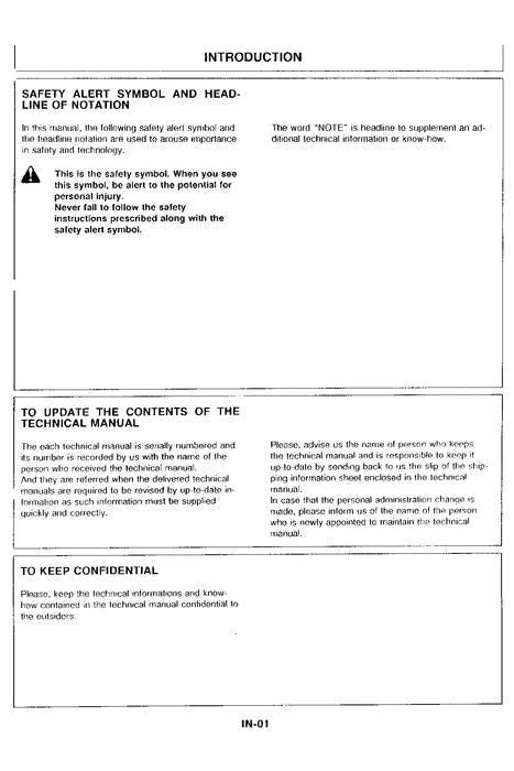 HITACHI EX300-2 EX300LC-2 EX300H-2 EXCAVATOR SERVICE MANUAL