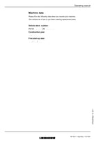 Liebherr ER954 C - High-Rise Excavator Operators manual