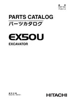 Manual del catálogo de piezas de la excavadora Hitachi EX50U