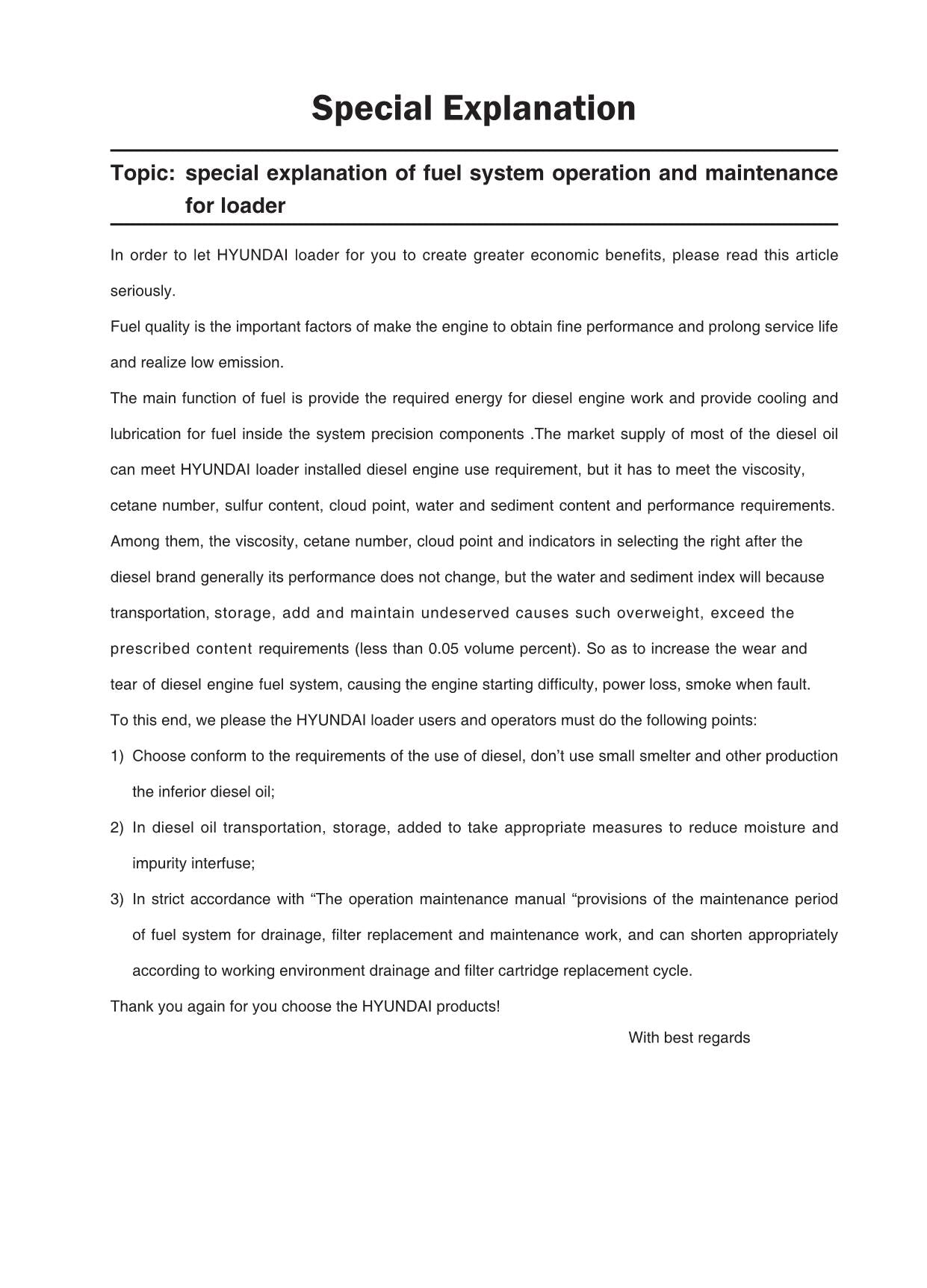 Hyundai HL635AL WHEEL LOADER Operators Maintenance Manual