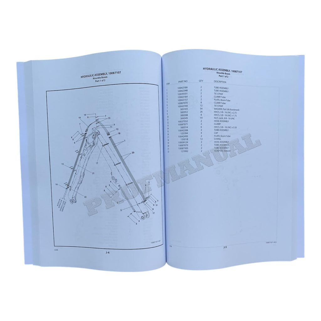 Caterpillar Cat 559B Tier 3 Knuckleboom Loader Parts Catalog Manual