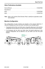 SKYTRAK 6034 6042 Telehandler Maintenance Operation Operators Manual 3122327900