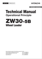 Hitachi ZW30-5B Wheel Loader Technical Manual Operational Principle
