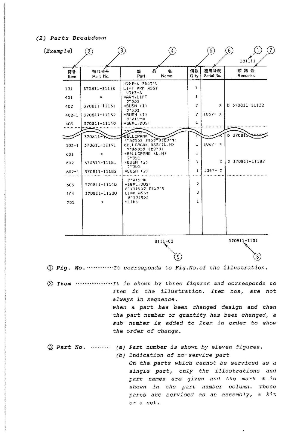 Hitachi FL335-1 Wheel Loader Parts Catalog Manual SN all