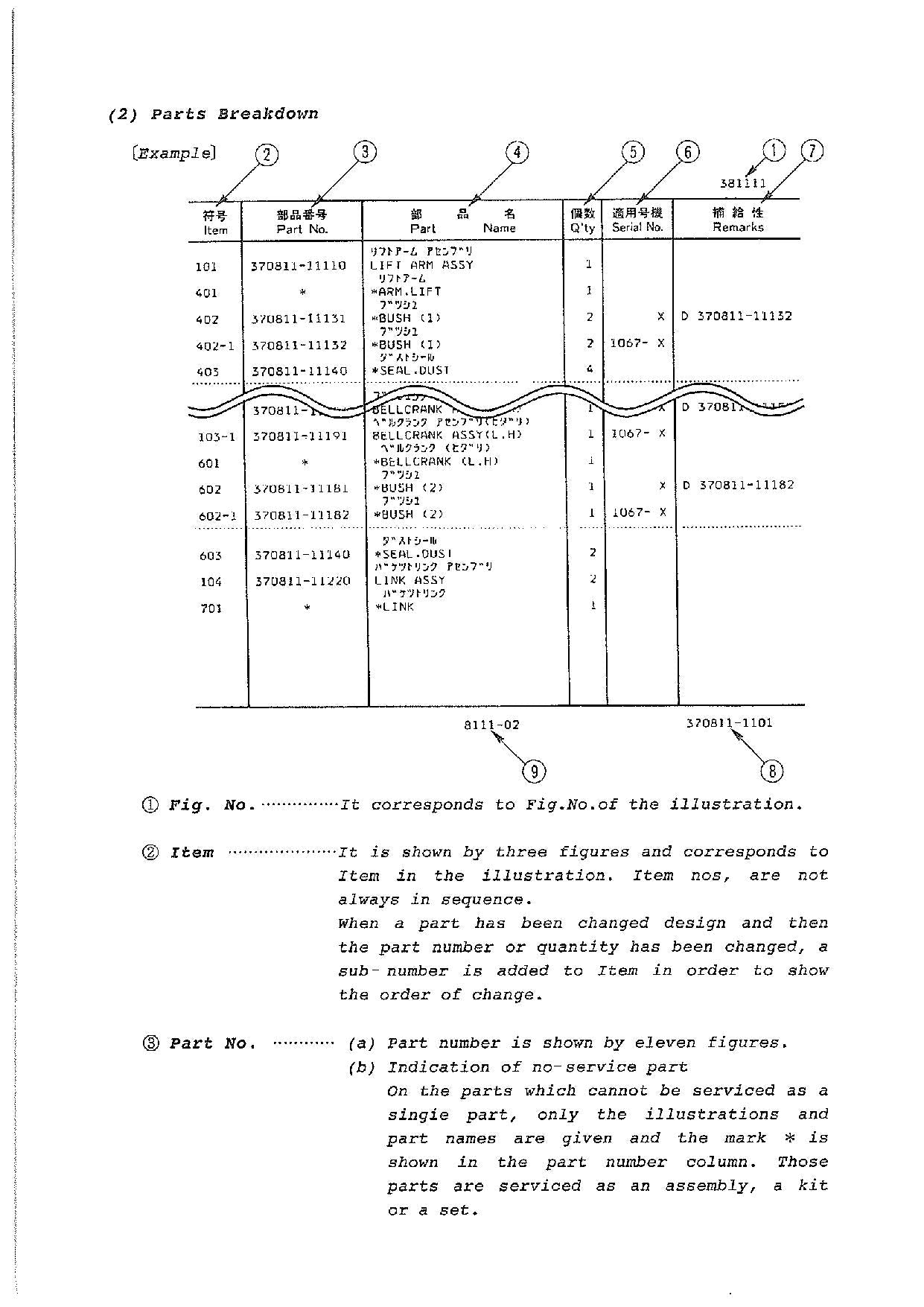 Hitachi FL335-1 Wheel Loader Parts Catalog Manual SN all