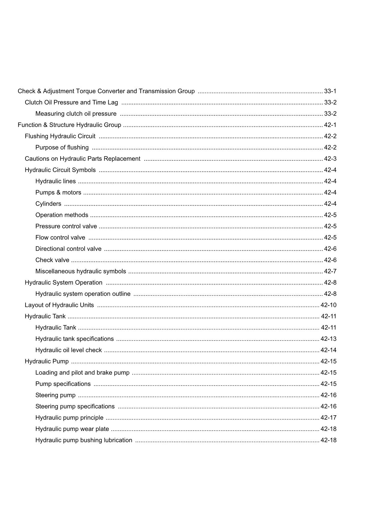 Hitachi ZW550 Wheel Loader Technical Manual Operational Principle TONHC-EN-00