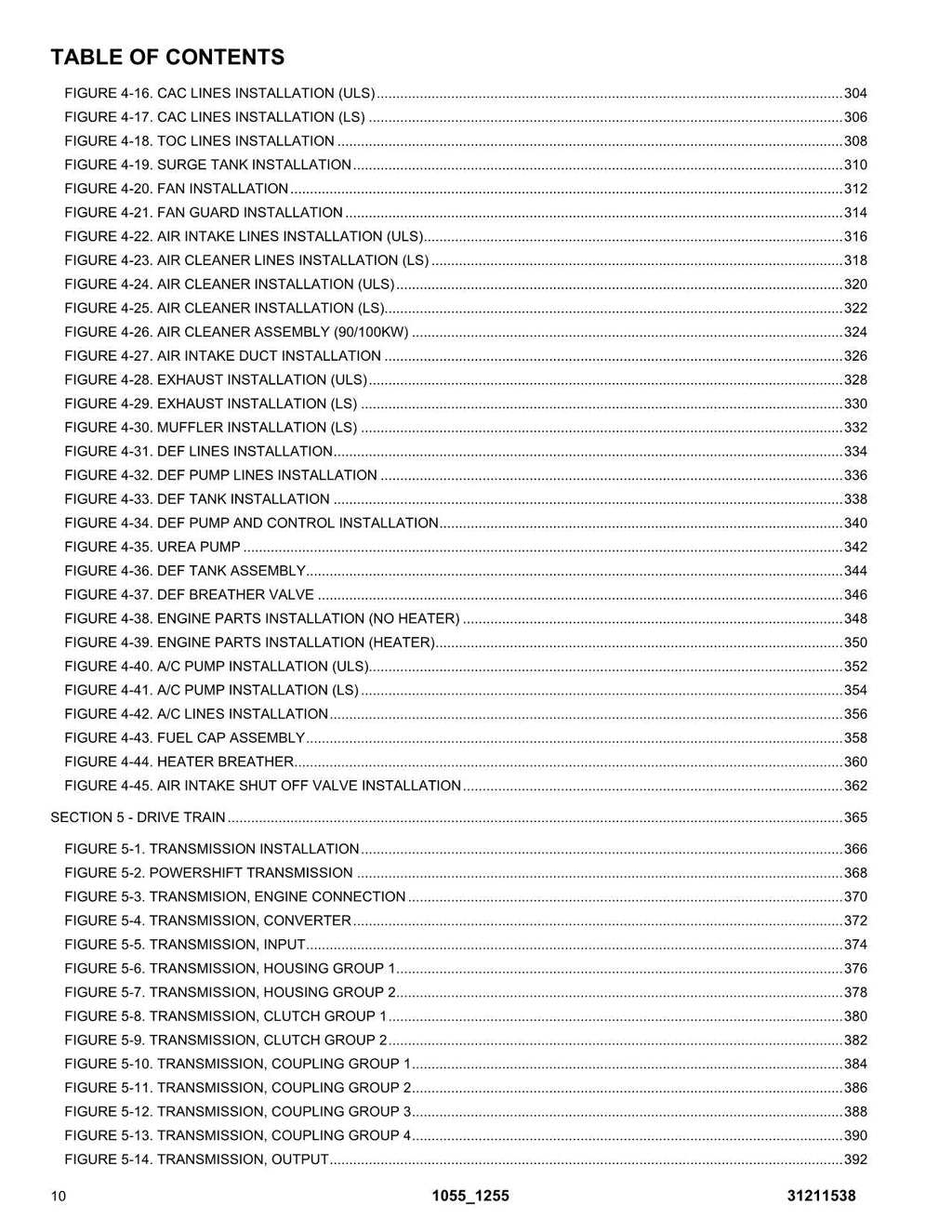 JLG  1055 1255 Telehandler Parts Catalog Manual