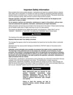 Caterpillar TH360B Telehandler Operation Maintenance Manual TBH00100 and After