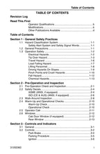 Caterpillar TH255 Telehandler Operator Maintenance Manual SN TBS00100 and After