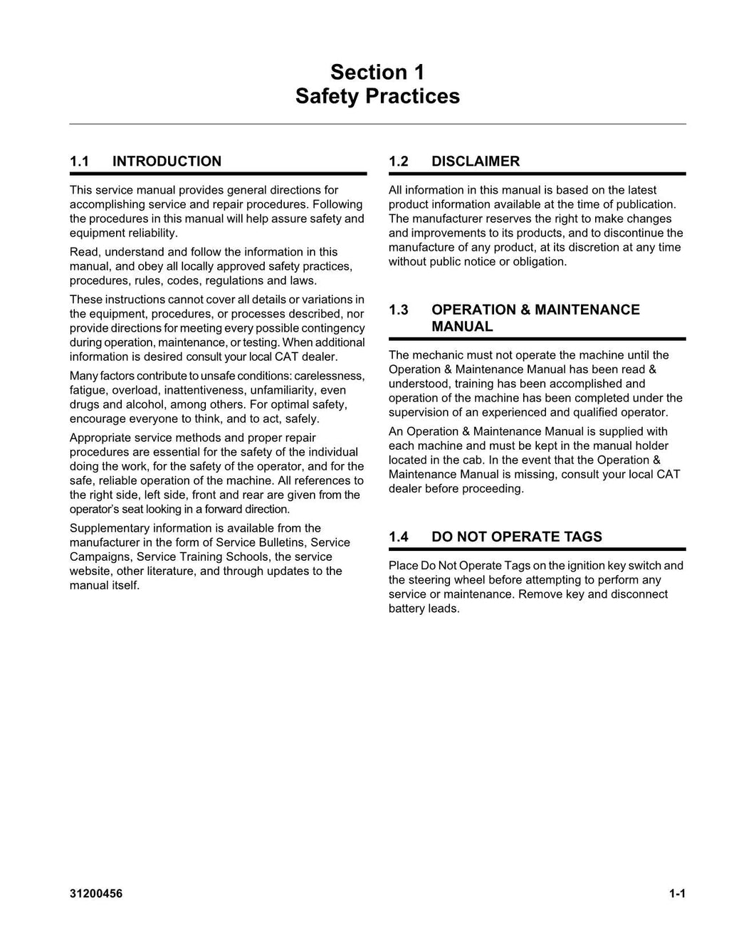 Caterpillar TH255 Hydrostatic Transmission Disassembly Assembly Service Manual