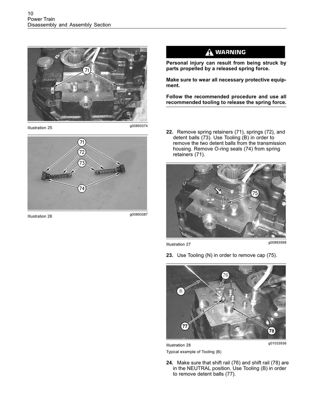 Caterpillar TH336 TH337 TH406 Telehandler DisassAssemb Service Manual