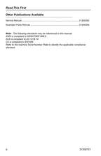Caterpillar TL943 Telehandler Operation Maintenance Manual TBL01599 and After