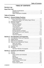 Caterpillar TL943 Telehandler Operation Maintenance Manual TBL01599 and After
