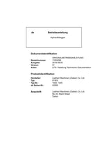 Liebherr R924 Hydraulikbagger Betriebsanleitung ser 42836