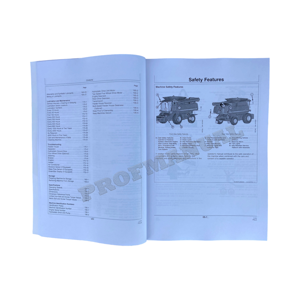 MANUAL DEL OPERADOR DE LA COSECHADORA JOHN DEERE 9870 STS + ¡BONIFICACIÓN! 