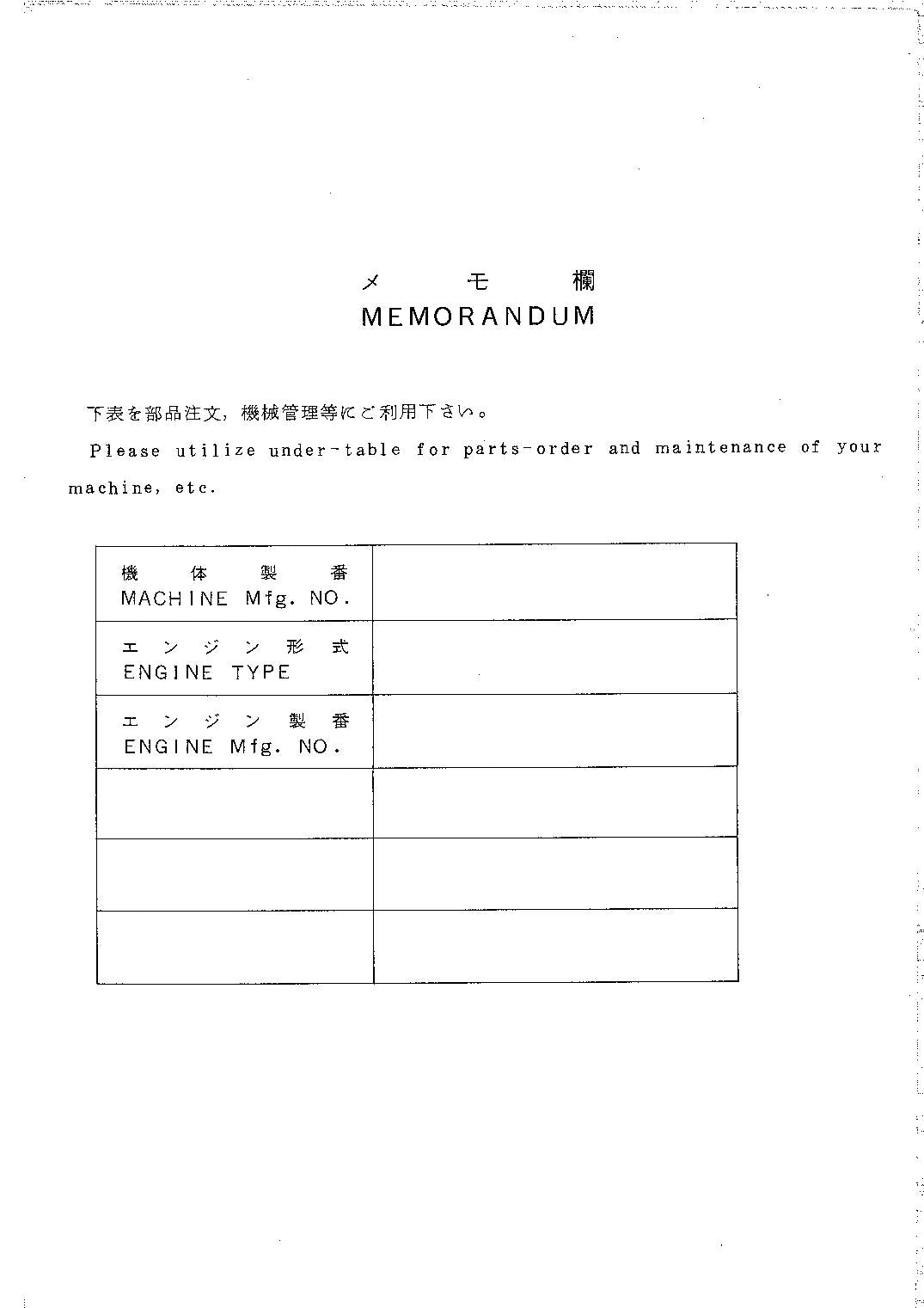 Hitachi LX30 Wheel Loader Parts Catalog Manual SN 1521-up