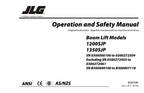 JLG 1200SJP 1350SJP Boom Lift Maintenance Operation Operators Manual 3121141